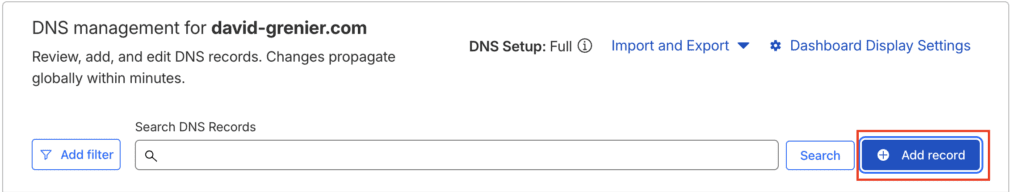 Votre domaine Cloudflare image